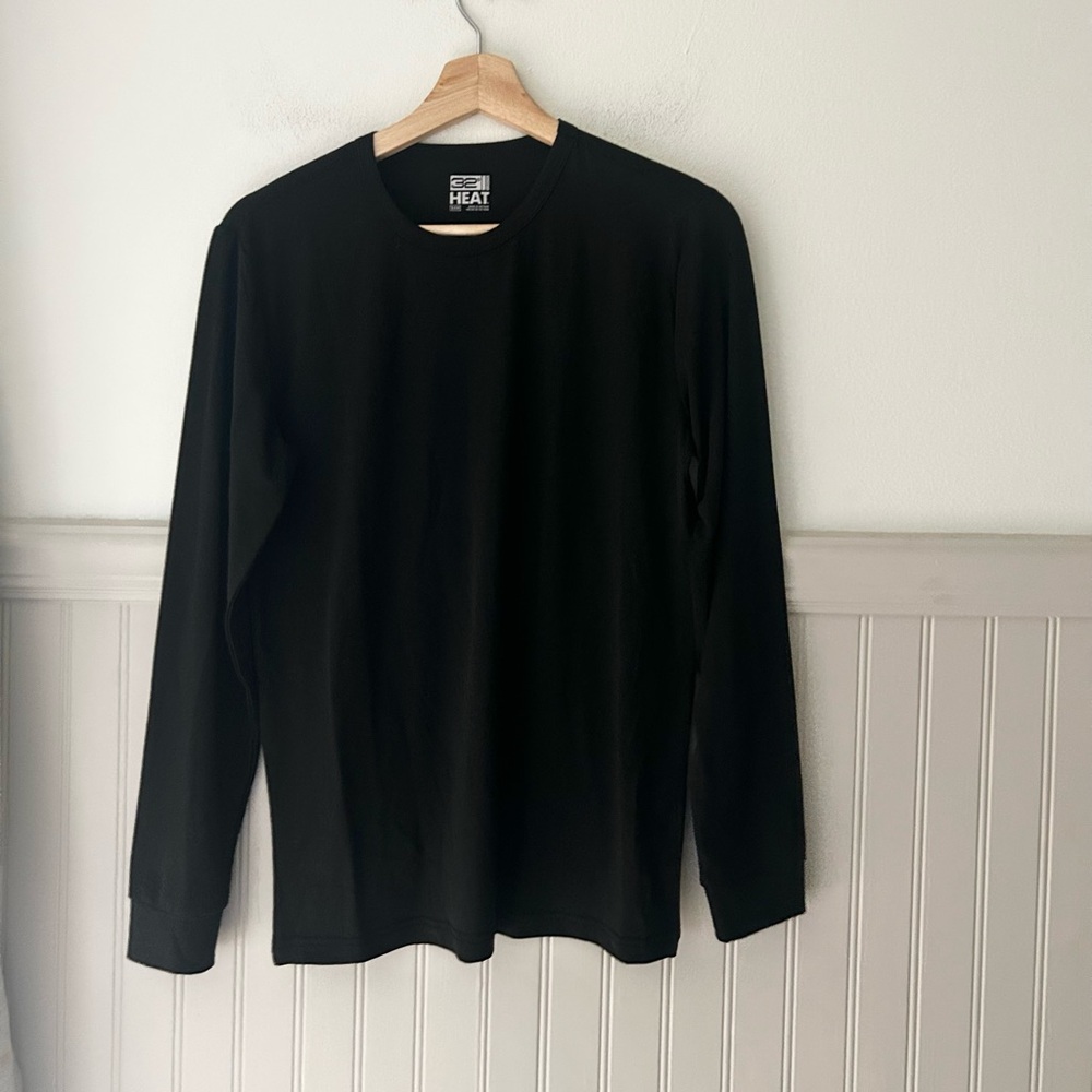 32 Degrees Heat Small Black Long Sleeve Tee